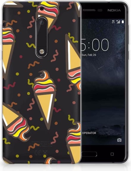Nokia 5 Siliconen Case Icecream