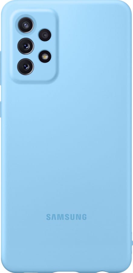 Samsung Silicone Hoesje - Samsung Galaxy A72 - Blauw