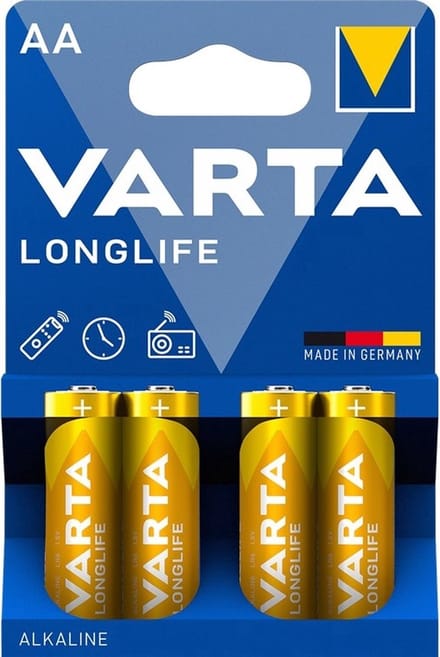 Varta Longlife AA Blister 4 - 20 blisters