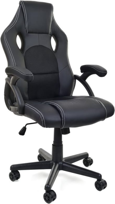 Racer PRO - Gamestoel - Bureaustoel - ECO-leer - zwart