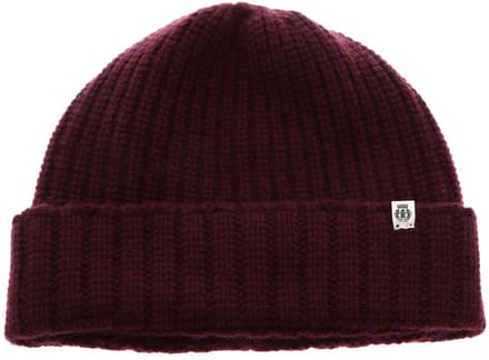 ROECKL dop Pure Cashmere Beanie Mulberry donkerrood