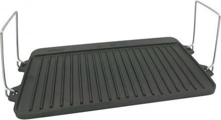 Kinghoff KH-1262 - 44x24 cm - grillplaat omkeerbaar - Gietijzeren