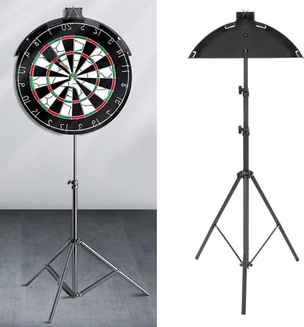 Dart Board Stand - Tripod Vouwbaar Staal Stevig Gemakkelijk Te Monteren Dart Board Houder
