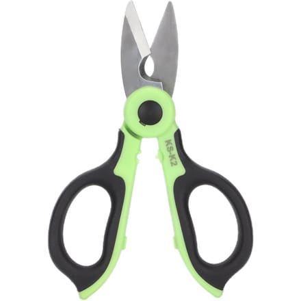 KSK2 Elektricienschaar Glasvezel Roestvrij Staal Getand Non-slip Pigtail Tool gray