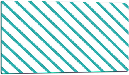 TMK ArtDeko - Snijplank Glas - 52x30 cm - Inductiebescherming - Zwart/Wit