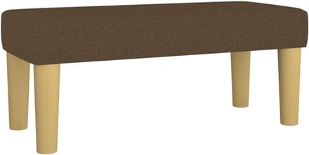 Zitbank 70x30x30cm weefsel bruin
