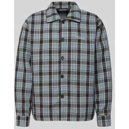 Regular fit vrijetijdsoverhemd met labelstitching