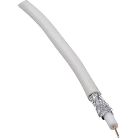BKL Electronic 0806001/50 Coaxkabel Buitendiameter: 6.60 mm 75 Ω 90 dB Wit 50 m
