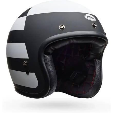 Bell C500 Parlor Matt Wit Zwart Jethelm - Helm