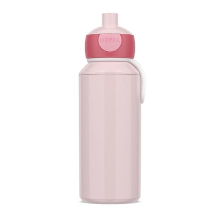 Mepal Pop-up drinkfles Campus - 400 ml - Sluit goed af - Drinkbeker voor kinderen - Cool pink