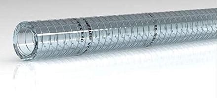 Slang met spiraal - Flexibele buis - Waterverplaatsing - Stevige constructie - 20 mm diameter - Zilverkleurig