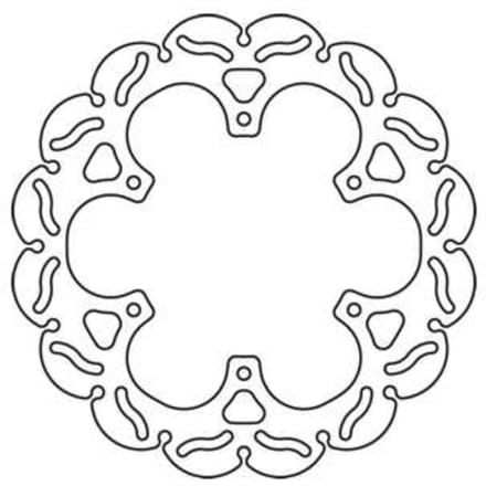 Remschijf TRW MST350RAC, 1 Stuk