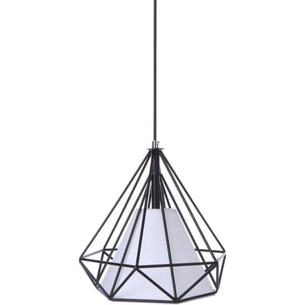 Art Deco Vogelkooi Hanglampen IJzer Minimalistisch Piramide Lamp Lamp Verlichting black