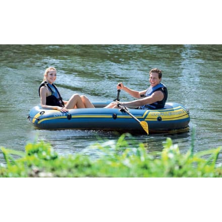 Intex Challenger 2 Boot Set - 236 x 114 x 41 cm - Inclusief peddels en pomp