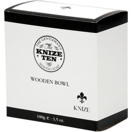Knize Ten Shaving Soap in Woodbowl Scheerzeep Heren 100 g