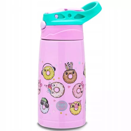 Coolpack Drinkfles Happy Donuts 350ml - BPA-vrij, RVS