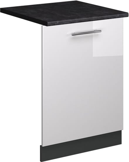 Vicco Fame-Line Vaatwasserfrontpaneel – 60 cm, WB Antraciet Wit Hoogglans