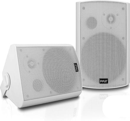 Pyle Bluetooth Luidsprekersysteem - Draadloos Bluetooth Speakers - Binnen- of Buiten- Plafondluidsprekers- Wit
