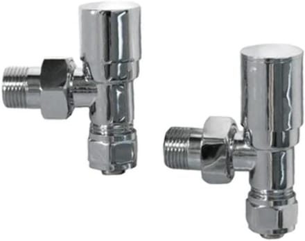Radiator Ventiel - Verwarming Accessoire - Centrale Verwarming - Meerlaagse Coating - 1/2 x 16mm - Chroom