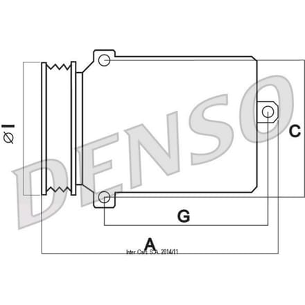 Compressor airconditioning DENSO DCP05062