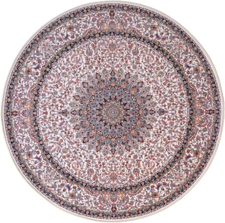 SusaStyle Perzisch Vloerkleed – Shahkar Cream – Tapijt 150 cm – Rond