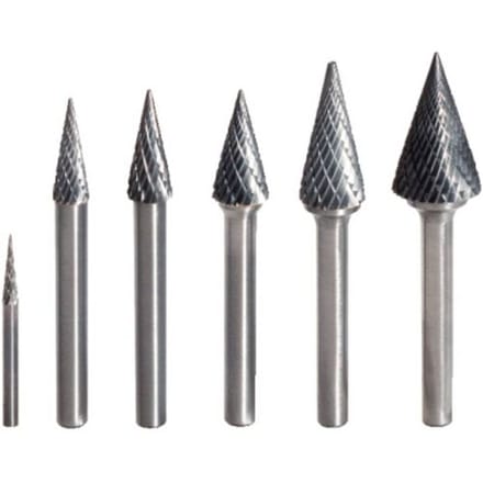 KS Tools 515.3273 Freesstift Hardmetaal Lengte 65 mm Afmeting, Ø 6 mm Werklengte 42 mm Schachtdiameter 6.0 mm