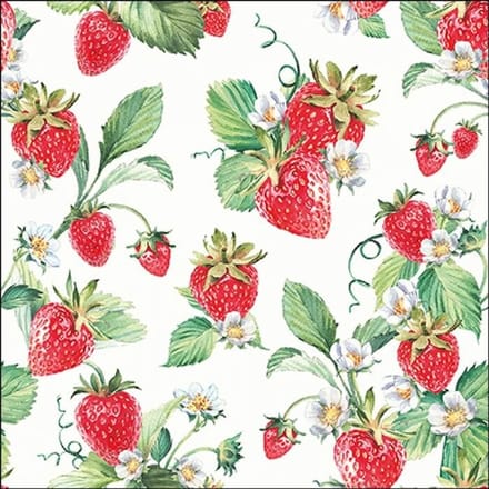 Lunch Servetten - Garden Strawberries