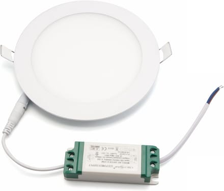 LED inbouwpaneel 12W rond Ø 170 mm warmwit - Ultra Slim design