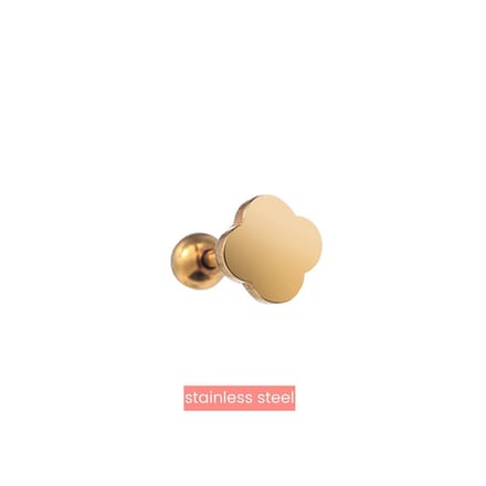 Bijoutheek Oorknoppen Clover Goud