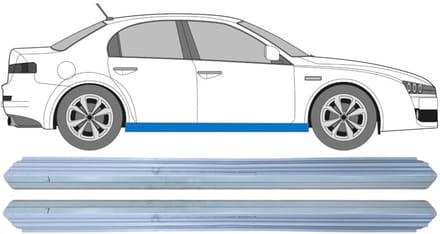 Reparatie dorpel voor Alfa Romeo 159 2005-2012 / Links + Rechts / Set