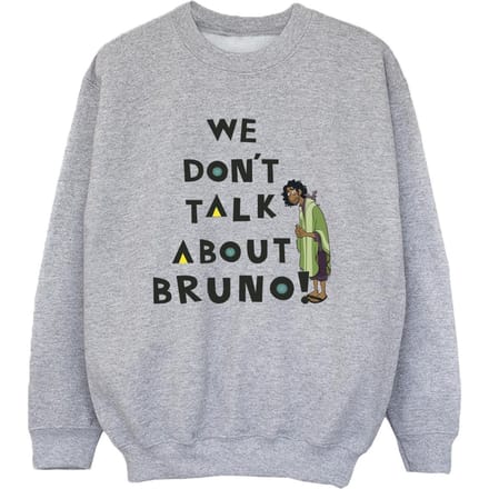 Disney Jongens Encanto We Dont Talk About Bruno Jongens Sweatshirt (Sportgrijs)