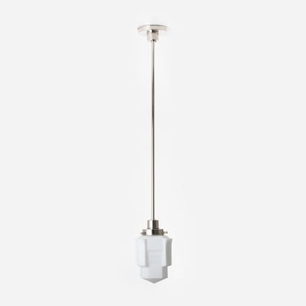 Hanglamp Apollo Mat 20's Nikkel - Art Deco Trade