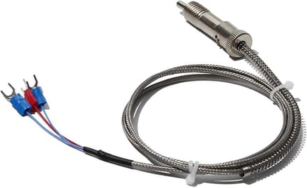 Thermo-element Sensor - Temperatuursonde - Nauwkeurig Meten - Verstelbare Drukschroef - 4m Lengte - Metaal