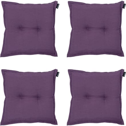 Madison - Zitkussen Panama purple - Ca. 50x50 cm - Set van 4
