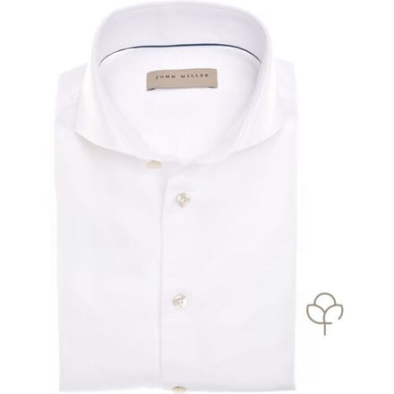 John Miller Overhemd Cutaway Collar Cotton Oxford Wit / male