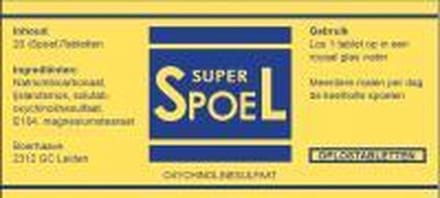 Superspoel gorgeltabletten
