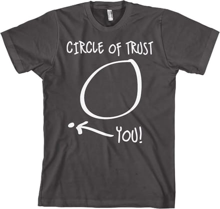 Hybris Circle Of Trust T-shirt donkergrijs