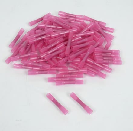 100 cosse électrique à sertir avec isolant thermorétractable 0.5-1.5mm² pour moto