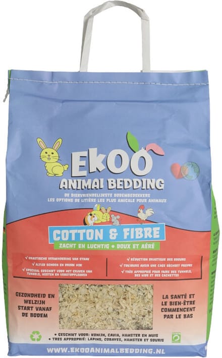 Ekoo Animal Bedding Cotton & Fibre - 30 L