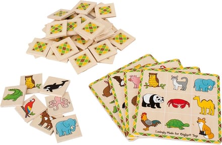 Bigjigs Wooden Animal Lotto