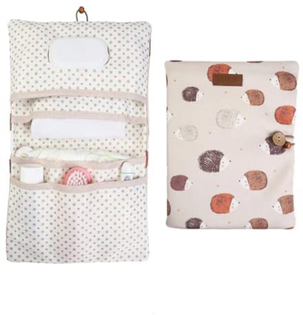 Leren Luier Organizer en Cosmetica Tas 2-in-1 voor Moeders