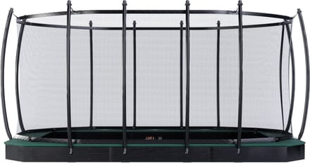 Avyna Trampoline FlatLevel 520x305 (352) met net | Groen