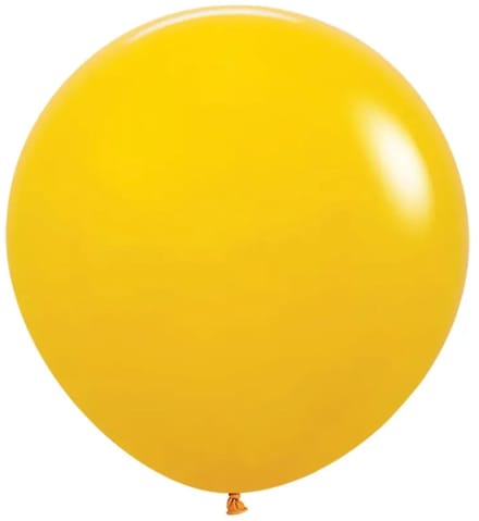 24 inch Ballon Sempertex Honey yellow - 3 stuks