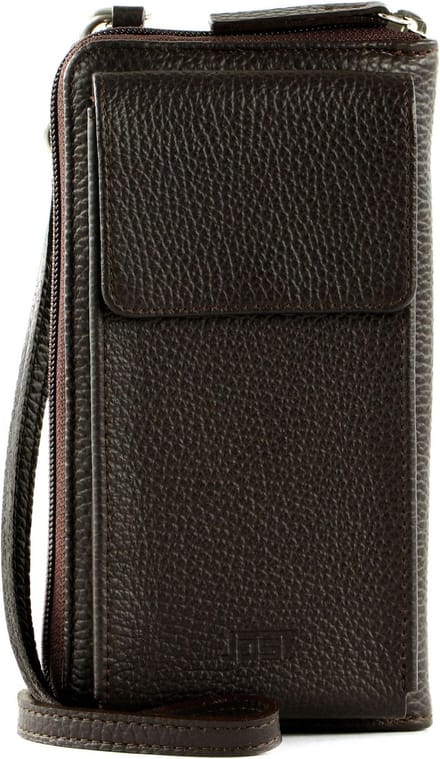 JOST Telefoontasje Portemonnee Vika Pouch Coffee Donkerbruin