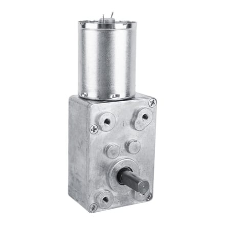 Reversible High Torque Worm Transmission Motor DC 12V - 62RPM Gear Motor