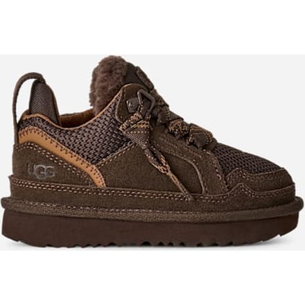 UGG® Lowmel for Kids in Dusted Cocoa, Size 7, Suede/Textile/Polyester