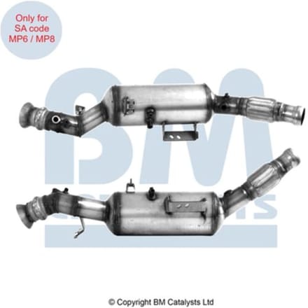 Roetfilter, uitlaatinstallatie BM CATALYSTS BM11562H