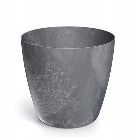 Prosperplast Mate Serie - Bloempot - 11,9cm - Effect Betonnen - Ciemny Szary
