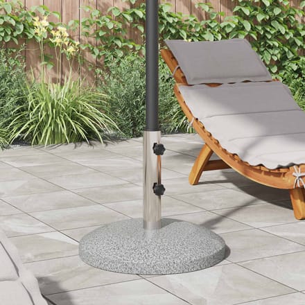 vidaXL - Parasol - Basisbuis - 0.63 - kg - Natuurlijk - RVS - Roestvrij - staal