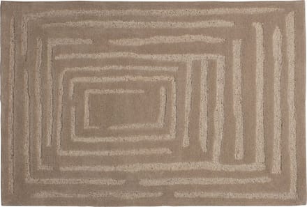 WOOOD Alicia vloerkleed - Wol - Zand - 170x240